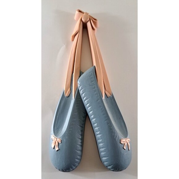 Vintage Ballerina Wall Decor Homco Plastic Dancers Ballet Shoes 3 Pc 1991 - Picture 2 of 4